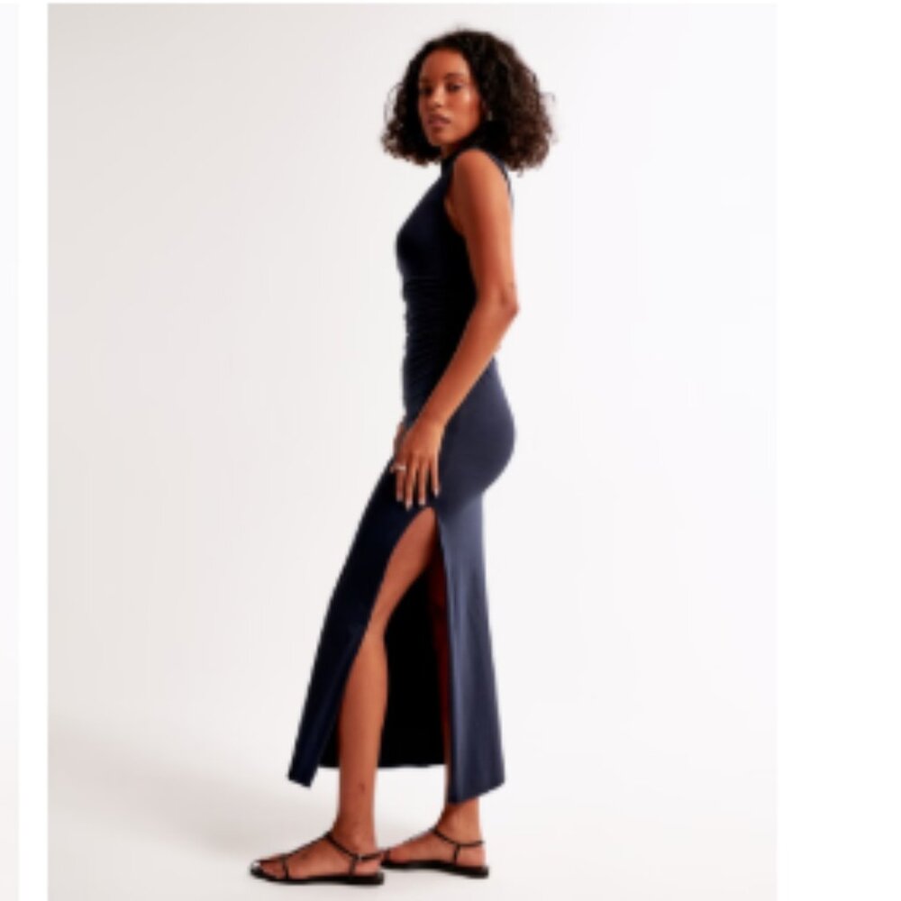 NWOT XXL The A&F Paloma Maxi Dress - Frosty Olive Modal - Picture 4 of 10